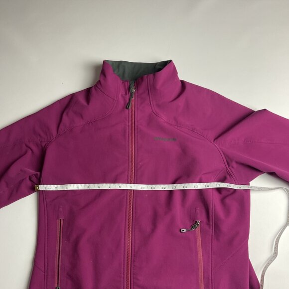 Patagonia Women L Soft Shell Jacket Fleece Purple Outdoor Hiking Jacket **READ** - Picture 15 of 16